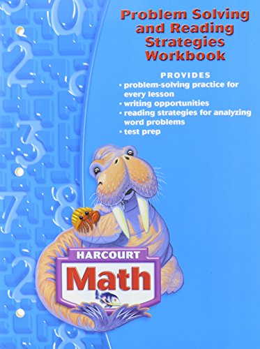 Stock image for Harcourt School Publishers Math: Problem Solving/Reading Strategies Workbook Grade 3 for sale by Allied Book Company Inc.