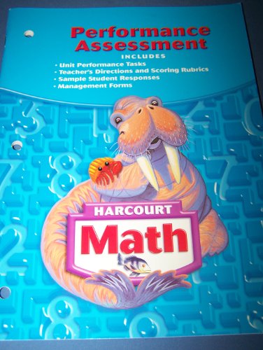 Stock image for Harcourt School Publishers Math: Te Performance Assessmnt Gr3 for sale by Wonder Book