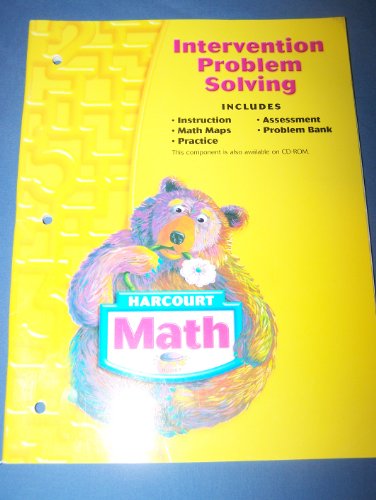 9780153368776: Math, Grade 1 Intervention Problem Solving Workbook: Harcourt School Publishers Math (Math 04)