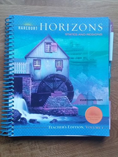 Stock image for Harcourt Horizons 2005 Edition, Vol.1: States and Regions, Teacher Edition for sale by HPB-Red