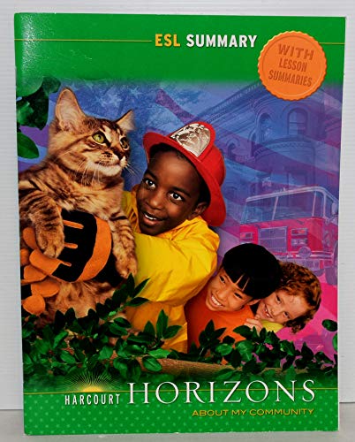 Stock image for Harcourt Horizons: ESL Summary Grade 2 About My Community for sale by Iridium_Books