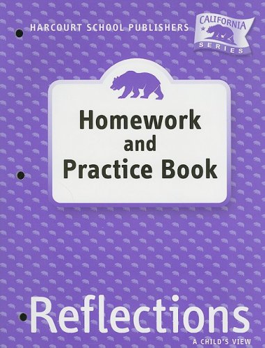 Beispielbild fr Harcourt School Publishers Reflections: Homework Practice Book Reflections 07 Grade 1 zum Verkauf von Goodwill of Colorado