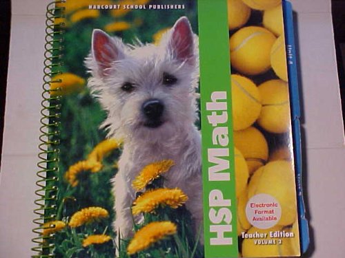 Stock image for Harcourt School Publishers Math: Teacher's Edition Vol 2 Grade K 2009 for sale by The Book Cellar, LLC