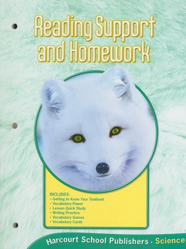 Stock image for Harcourt Science: Reading Support and Homework Grade 1 for sale by Wonder Book