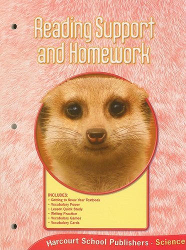 Stock image for Harcourt Science - National Version: Grade 2: Reading Support and Homework. Student ed for sale by Wonder Book