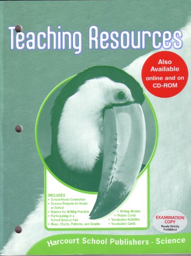 Harcourt Science: Teaching Resources Grade 3 (9780153436352) by [???]