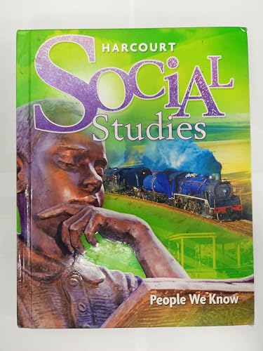9780153471261: Harcourt Social Studies: Student Edition Grade 2 People We Know 2007