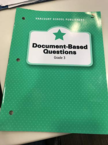 Stock image for Harcourt Horizons: Document-Based Questions Grade 3 People and Communities for sale by Iridium_Books