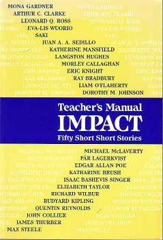 Imagen de archivo de Impact, fifty short stories: Teacher's manual a la venta por ThriftBooks-Atlanta
