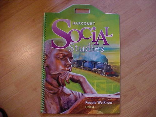 Imagen de archivo de Harcourt Social Studies: Unit Big Book Unit 4 Grade 2 a la venta por Allied Book Company Inc.