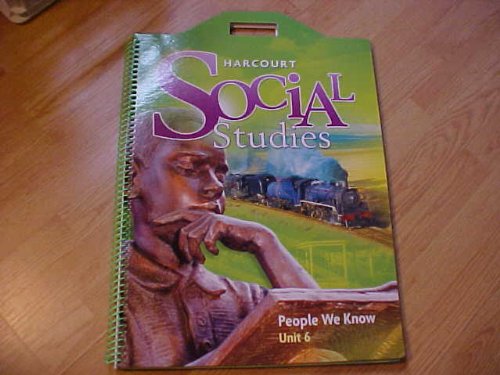 Imagen de archivo de Harcourt Social Studies: Unit Big Book Unit 6 Grade 2 a la venta por Allied Book Company Inc.