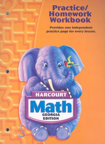 Stock image for Georgia Harcourt Math: Practice/Homework Workbook for sale by Better World Books