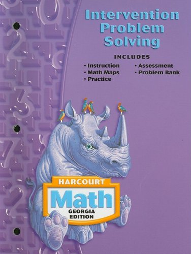 Harcourt School Publishers Math Georgia: Intrvn Prob Slvng Se Gr4 (Math 08 (Ga/Nm)) - HARCOURT SCHOOL PUBLISHERS