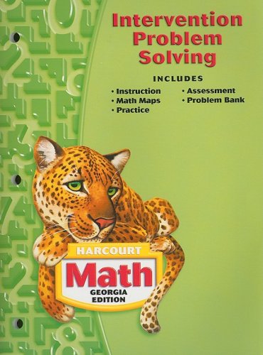 Harcourt School Publishers Math Georgia: Intrvn Prob Slvng Se Gr5 - HARCOURT SCHOOL PUBLISHERS