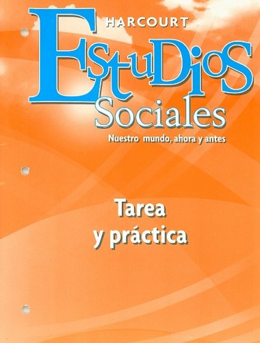 Beispielbild fr Harcourt Estudios Sociales: Student Homework & Practice Book Grade K (Spanish Edition) zum Verkauf von Iridium_Books