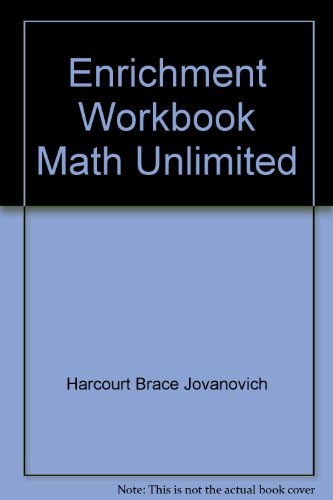 9780153516139: Enrichment Workbook Math Unlimited