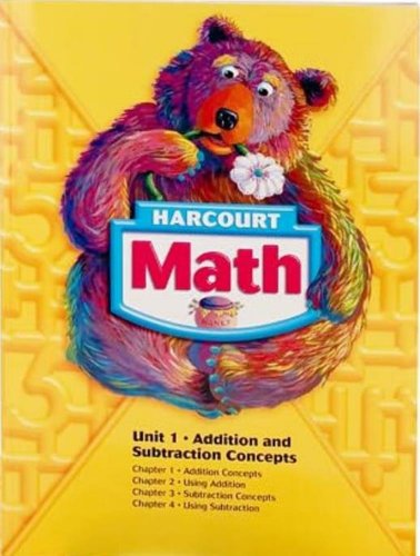 Harcourt School Publishers Math: Student Edition Unit Book Collection Grade 1 2007