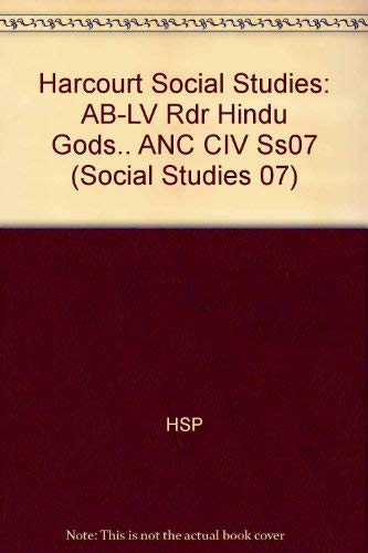 Stock image for Harcourt Social Studies: Ancient Civilizations: Above-Level Reader Hindu Gods and Goddesses for sale by Iridium_Books