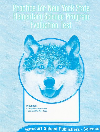 Imagen de archivo de Harcourt Science New York: Practice/El Science Program Evaluation Test Student Edition Grade 4 a la venta por Iridium_Books