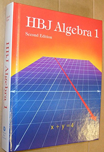 Stock image for HBJ Algebra 1 for sale by HPB-Diamond