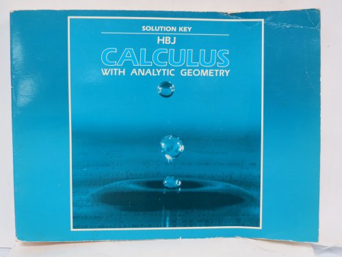Calculus with Analytical Geometry (9780153537936) by Robert Ellis