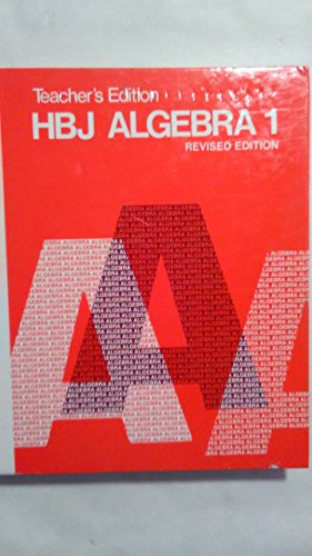 Beispielbild fr HBJ Algebra 1 zum Verkauf von SecondSale