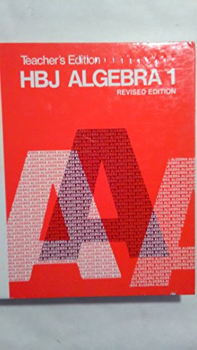 Imagen de archivo de HBJ Algebra 1 a la venta por SecondSale