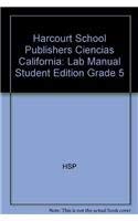 Imagen de archivo de Harcourt School Publishers Ciencias: Lab Manual Student Edition Grade 5 (Spanish Edition) a la venta por Iridium_Books