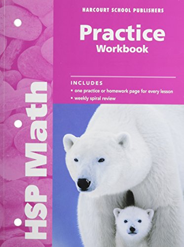 9780153567582: Harcourt School Publishers Math: Practice Workbook Student Edition Grade 1