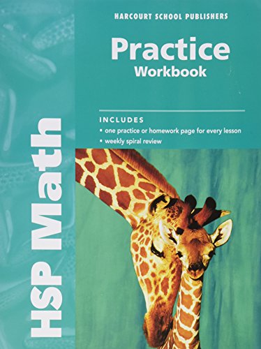 Stock image for HSP Math Practice Workbook, Grade 2 for sale by Blue Vase Books