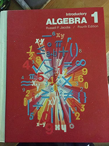 Beispielbild fr Introductory Algebra 1 zum Verkauf von ThriftBooks-Dallas