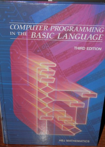 Beispielbild fr Computer Programming in the Basic Language zum Verkauf von ThriftBooks-Dallas