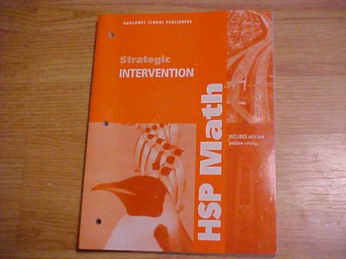 Stock image for HSP Math: Strategic Intervention Grade 5 for sale by Dailey Ranch Books