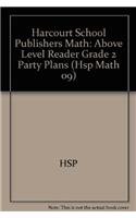 Stock image for Party Plans, Above Level Reader Grade 2: Harcourt School Publishers Math (Hsp Math 09) for sale by Ezekial Books, LLC