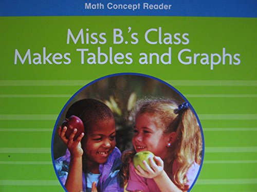 Imagen de archivo de Miss B.'s Class Makes Tables And Graphs, Math Concept Reader, Grade 1: On-Level Leveled Reader (2006 Copyright) a la venta por ~Bookworksonline~