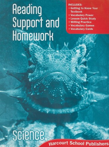 Stock image for HSP Science 2009: Reading Support and Homework Grade 6 for sale by Iridium_Books
