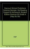 9780153646973: Science, Grade 4 Reading Support & Homework: Harcourt School Publishers Science Georgia (Hsp Sci 09)