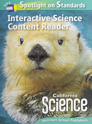 Imagen de archivo de Harcourt School Publishers Science California : Interactive Science Cnt Reader Reader Student Edition Science 08 Grade 1 a la venta por Better World Books