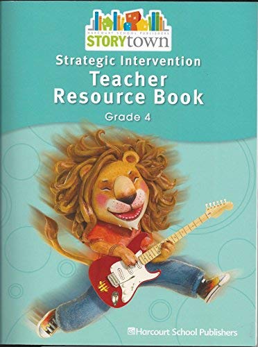 Imagen de archivo de Strategic Intervention Teacher Resource Book, Kindergarten, Harcourt School Publishers Storytown a la venta por Booksavers of MD