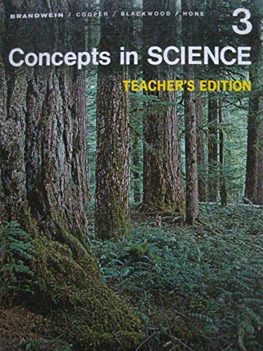 Beispielbild fr Concepts in Science Grade 3 Teacher's Edition zum Verkauf von ThriftBooks-Dallas