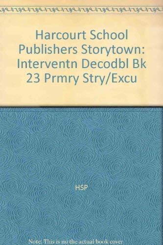 Stock image for Storytown: Intervention Decodable Book 23 for sale by Goodwill of Colorado