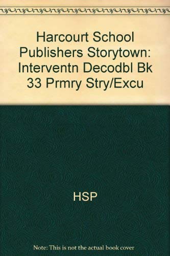 Imagen de archivo de Storytown: Intervention Decodable Book 33 a la venta por Idaho Youth Ranch Books