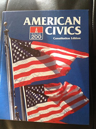 Imagen de archivo de American Civics: Constd Edition 1987 a la venta por ThriftBooks-Atlanta