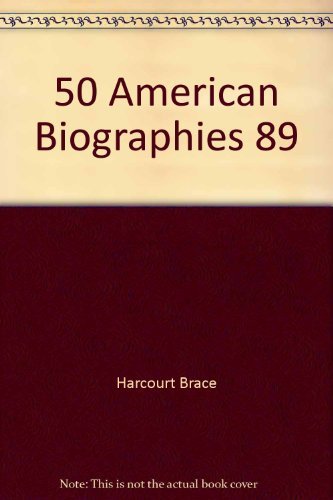 Stock image for 50 American Biographies 89 for sale by Redbrick Books