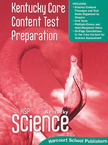 9780153742736: Harcourt School Publishers Science Kentucky: Core Content Test Preparation Student Edition Grade 1 Grade 4