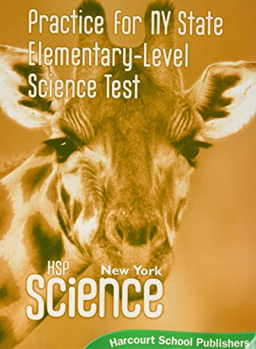 Beispielbild fr HSP Science New York: Test Preparation Student Edition Grade 1 zum Verkauf von Iridium_Books