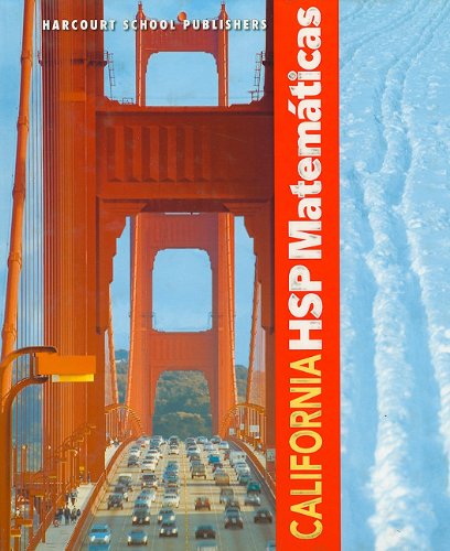 Imagen de archivo de California HSP Matematicas a la venta por TextbookRush