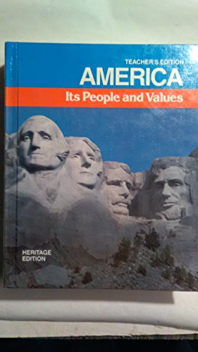 9780153777868: America, its people and values