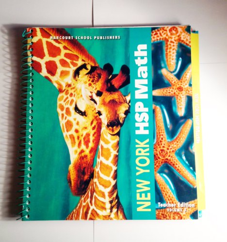 Stock image for Harcourt School Publishers Math New York: Teacher's Edition Vol 3 Grade 2 2009 for sale by Iridium_Books