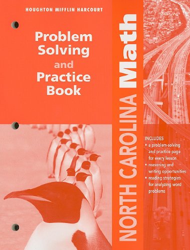 9780153839498: Math, Grade 5 Problem Solving & Practice Book: Harcourt School Publishers Math North Carolina (Hsp Math 09)